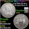 ***Auction Highlight*** 1799 Draped Bust Dollar BB-165/B-8 1 Graded xf45 By SEGS (fc)