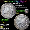 ***Auction Highlight*** 1894-p Morgan Dollar 1 Graded f15 By SEGS (fc)
