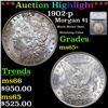 ***Auction Highlight*** 1902-p Morgan Dollar 1 Graded ms65+ By SEGS (fc)