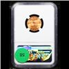 Image 3 : NGC 1968-d Lincoln Cent 1c Graded ms65 rd By NGC