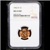 Image 2 : NGC 1962-d Lincoln Cent 1c Graded ms65 rd By NGC