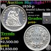 Proof ***Auction Highlight*** 1859-p Seated Liberty Dime 10c Graded pr64+ By SEGS (fc)