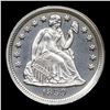 Image 2 : Proof ***Auction Highlight*** 1859-p Seated Liberty Dime 10c Graded pr64+ By SEGS (fc)