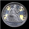 Image 6 : Proof ***Auction Highlight*** 1859-p Seated Liberty Dime 10c Graded pr64+ By SEGS (fc)