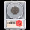 Image 5 : ***Auction Highlight*** 1795 Plain Edge, No Pole Liberty Cap half cent C-6a 1/2c Graded vf20 By SEGS