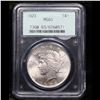 Image 2 : PCGS 1923-p Peace Dollar OGH 1 Graded ms63 By PCGS