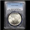 Image 2 : PCGS 1925-p Peace Dollar 1 Graded ms65 By PCGS