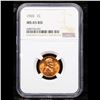 Image 2 : NGC 1965-p Lincoln Cent 1c Graded ms65 rd By NGC