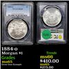 Image 1 : PCGS 1884-o Morgan Dollar 1 Graded ms65 By PCGS