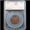 Image 4 : Proof ***Auction Highlight*** 1887 Indian Cent 1c Graded pr65 rb By SEGS (fc)