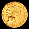 Image 2 : ***Auction Highlight*** 1929-p Gold Indian Quarter Eagle 2.5 Graded Choice Unc by USCG (fc)