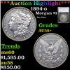 ***Auction Highlight*** 1894-o Morgan Dollar 1 Graded AU58+ by SEGS (fc)