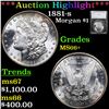 ***Auction Highlight*** 1881-s Morgan Dollar 1 Graded MS66+ by SEGS (fc)