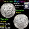 ***Auction Highlight*** 1896-o Morgan Dollar 1 Graded Select Unc by USCG (fc)