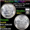 ***Auction Highlight*** 1899-o Morgan Dollar Near Top POP! 1 Graded MS67+ by SEGS (fc)