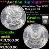 ***Auction Highlight*** 1879-o Morgan Dollar Near Top POP! 1 Graded MS66 by SEGS (fc)