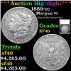 ***Auction Highlight*** 1889-cc Morgan Dollar 1 Graded XF40 by SEGS (fc)