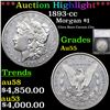 ***Auction Highlight*** 1893-cc Morgan Dollar 1 Graded Au55 by SEGS (fc)