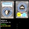 Proof PCGS 2011-s Jefferson Nickel 5c Graded pr70 DCAM By PCGS