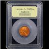 Image 4 : 1912-s Lincoln Cent 1c Graded Select Unc RD By USCG