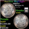 ***Auction Highlight*** 1884-o Morgan Dollar 1 Graded ms66+ By SEGS (fc)