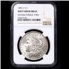 Image 2 : NGC 1883-o Morgan Dollar Mint Error 1 Grades ms62 By NGC