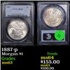 PCGS 1887-p Morgan Dollar 1 Graded ms63 By PCGS