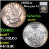 1885-o Morgan Dollar 1 Graded ms66+ by SEGS