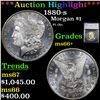 ***Auction Highlight*** 1880-s Morgan Dollar 1 Graded ms66+ By SEGS (fc)