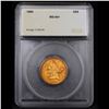 Image 4 : ***Auction Highlight*** 1880-p Gold Liberty Half Eagle $5 Graded ms64+ By SEGS (fc)