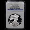 Image 2 : Proof NGC 2007-W Silver Eagle Dollar Early Release 1 Graded pr70 DCAM By NGC