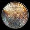 Image 3 : 1886-p rainbow toned Morgan Dollar 1 Grades Choice Unc