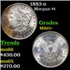1883-o Morgan Dollar 1 Grades GEM+ Unc