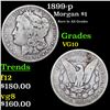 1899-p Morgan Dollar 1 Grades vg+