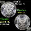 1898-o Morgan Dollar 1 Grades Choice Unc PL