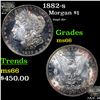 1882-s Morgan Dollar 1 Grades GEM+ Unc