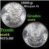 1880-p Morgan Dollar 1 Grades Choice Unc