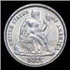 Image 2 : 1876-p Seated Liberty Dime 10c Grades Choice AU/BU Slider