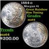 Image 1 : 1884-o Morgan Dollar 1 Grades Choice Unc