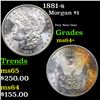 1881-s Morgan Dollar 1 Grades Choice+ Unc