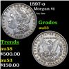 1897-o Morgan Dollar 1 Grades Select AU