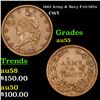 1863 Army & Navy Civil War Token F-13/297a 1c Grades Choice AU