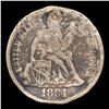 Image 2 : 1884 Love Token On Seated Liberty 10c Seated Liberty Dime 10c Grades ng