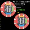 $5 Ti Treasure Island House Casino Chip Grades ng