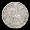 Image 2 : 1884 Love Token On Seated Liberty 10c Seated Liberty Dime 10c Grades ng