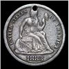 Image 2 : 1883 Love Token On Seated Liberty 10c Seated Liberty Dime 10c Grades ng