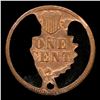 Image 3 : Cool Carved Out 1895 Indian 1c Grades ng