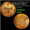 Image 1 : Boy Scout Oath Pocket Token Grades Select Unc