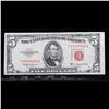 Image 2 : 1953C $5 Red Seal United States Note Grades vf+