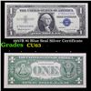 1957B $1 Blue Seal Silver Certificate Grades Select CU